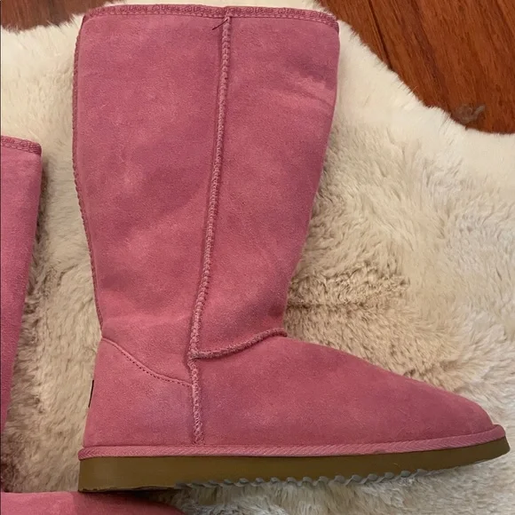 New! Ukala Women's SZ 10 Pink Winter Boots - Picture 4 of 11